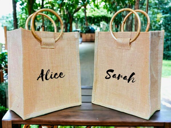 Women handmade jute bags