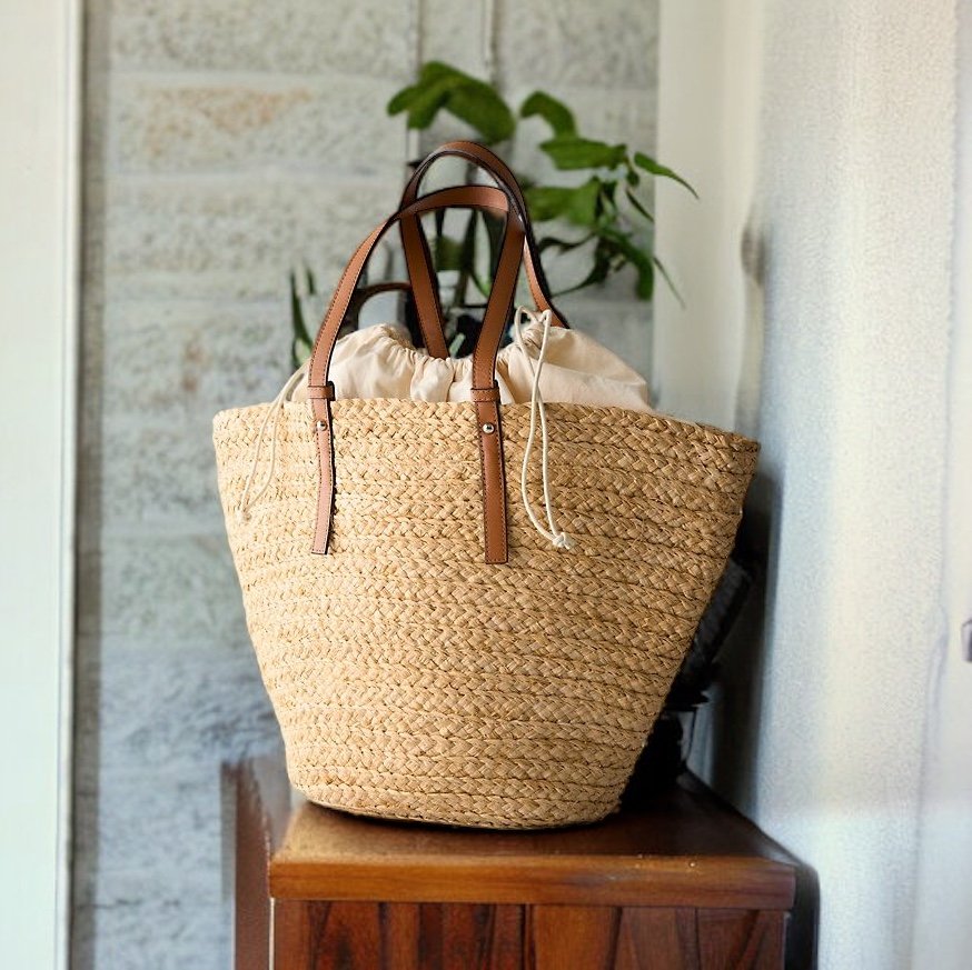 Burlap Tote Bag with Mesh Rope Handles | Personalized Bags | Supreme  Creations